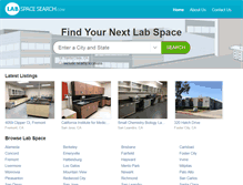 Tablet Screenshot of labspacesearch.com